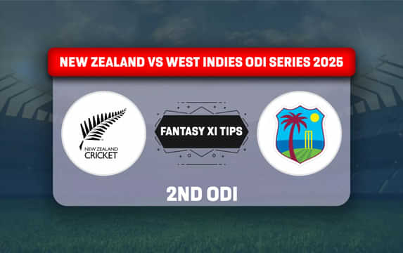 NZ vs WI Dream11 Prediction, Dream11 Playing XI, Today Match 2nd ODI, New Zealand vs West Indies ODI series 2025
