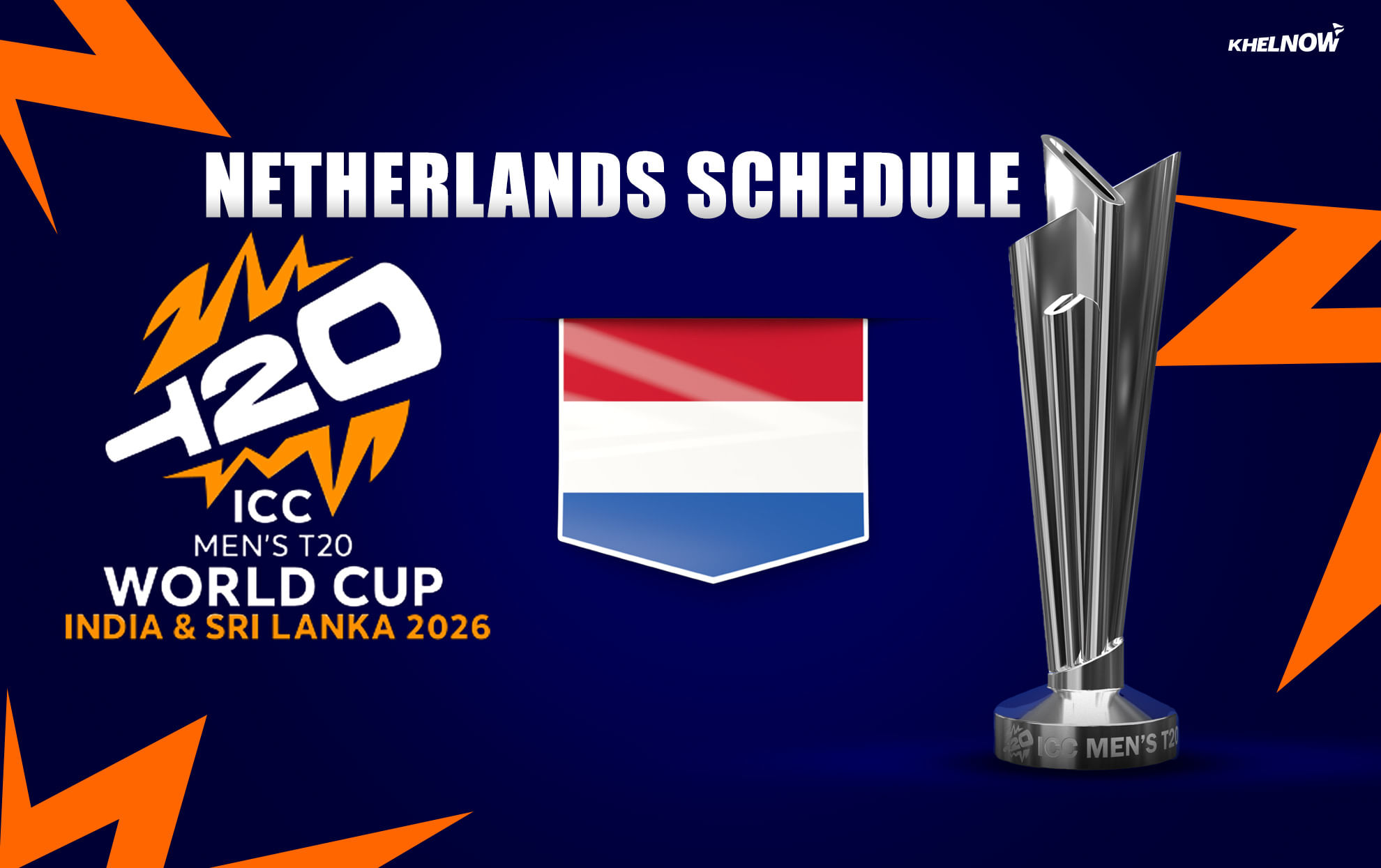 Netherlands Schedule for ICC T20 World Cup 2026, Fixtures, Dates, Venues