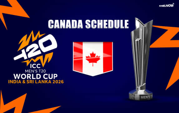 Canada Schedule for ICC T20 World Cup 2026, Fixtures, Dates, Venues