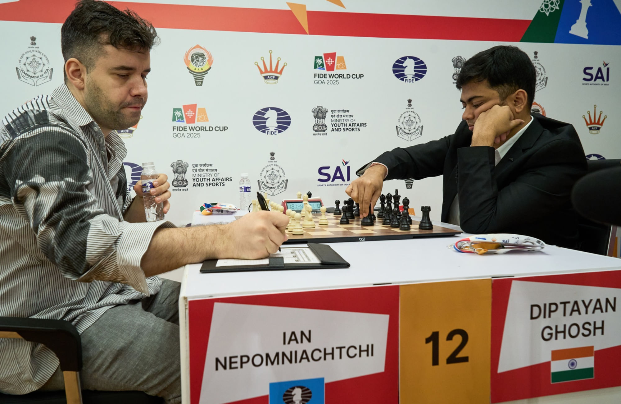 FIDE Chess World Cup 2025: Diptayan Ghosh upsets Ian Nepomniachtchi to advance to round 3