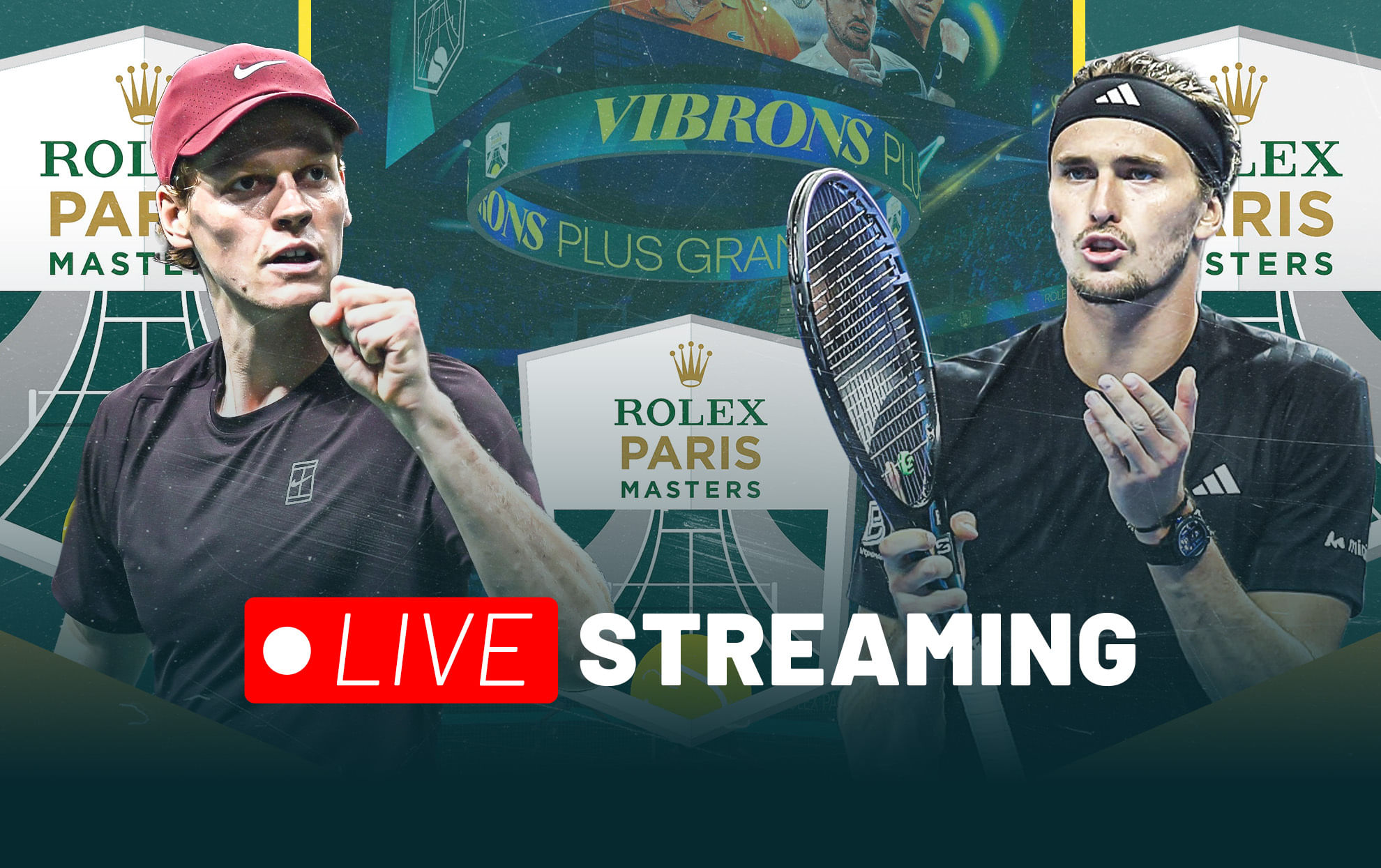 Jannik Sinner vs Alexander Zverev semi-final live streaming, TV channel, where & how to watch Paris Masters 2025 match?