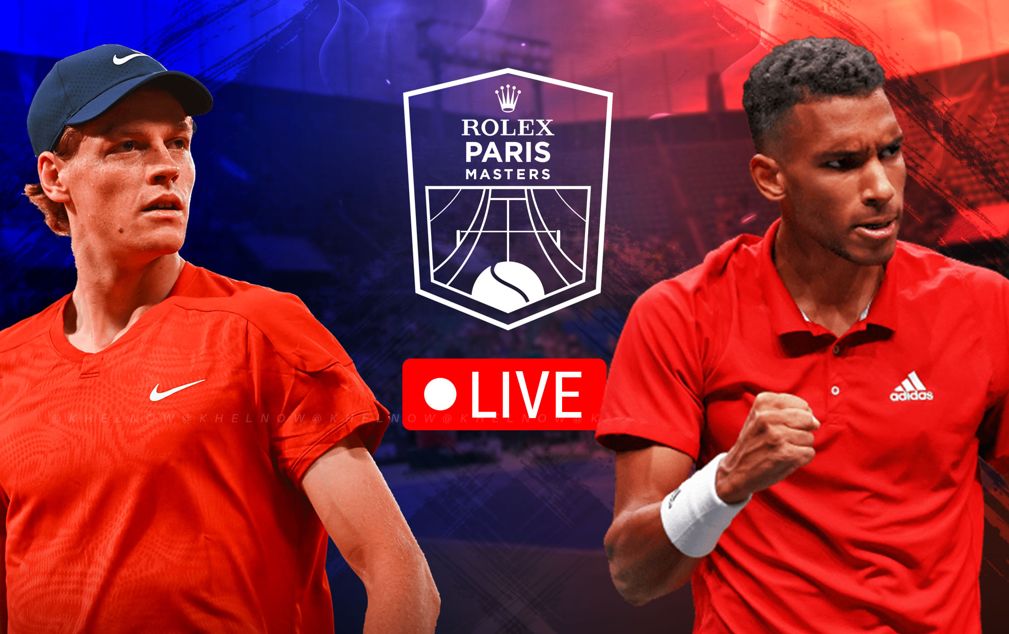 Jannik Sinner vs Felix Auger-Aliassime final live-streaming, TV channel, where & how to watch ATP Paris Masters 2025?