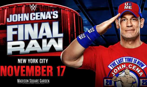 John Cena WWE RAW at MSG