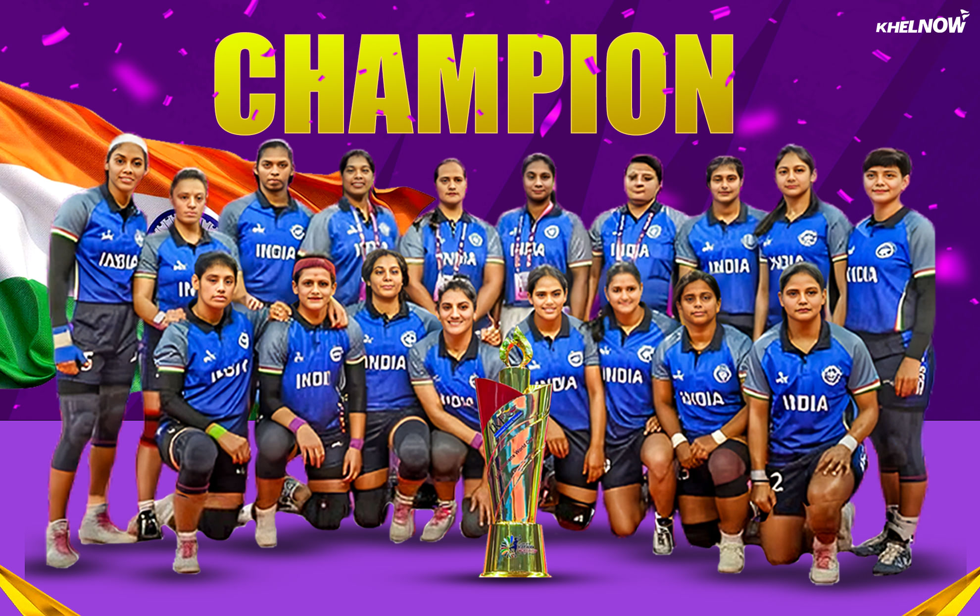 Indian Kabaddi team crowned champions of Women's World Cup 2025
