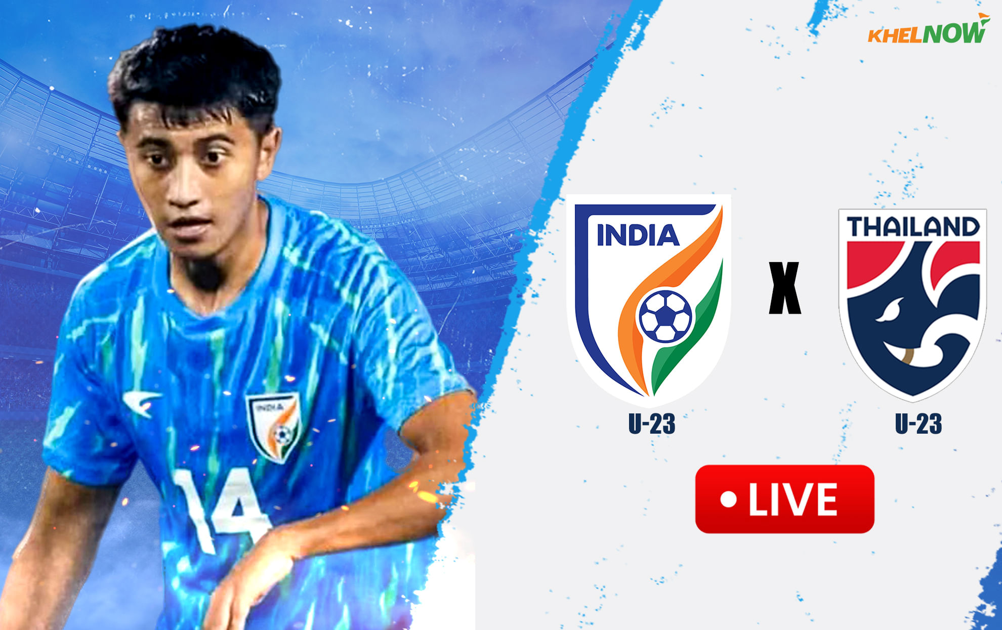 India U23 vs Thailand U23 Live: Follow International Friendly Live Updates