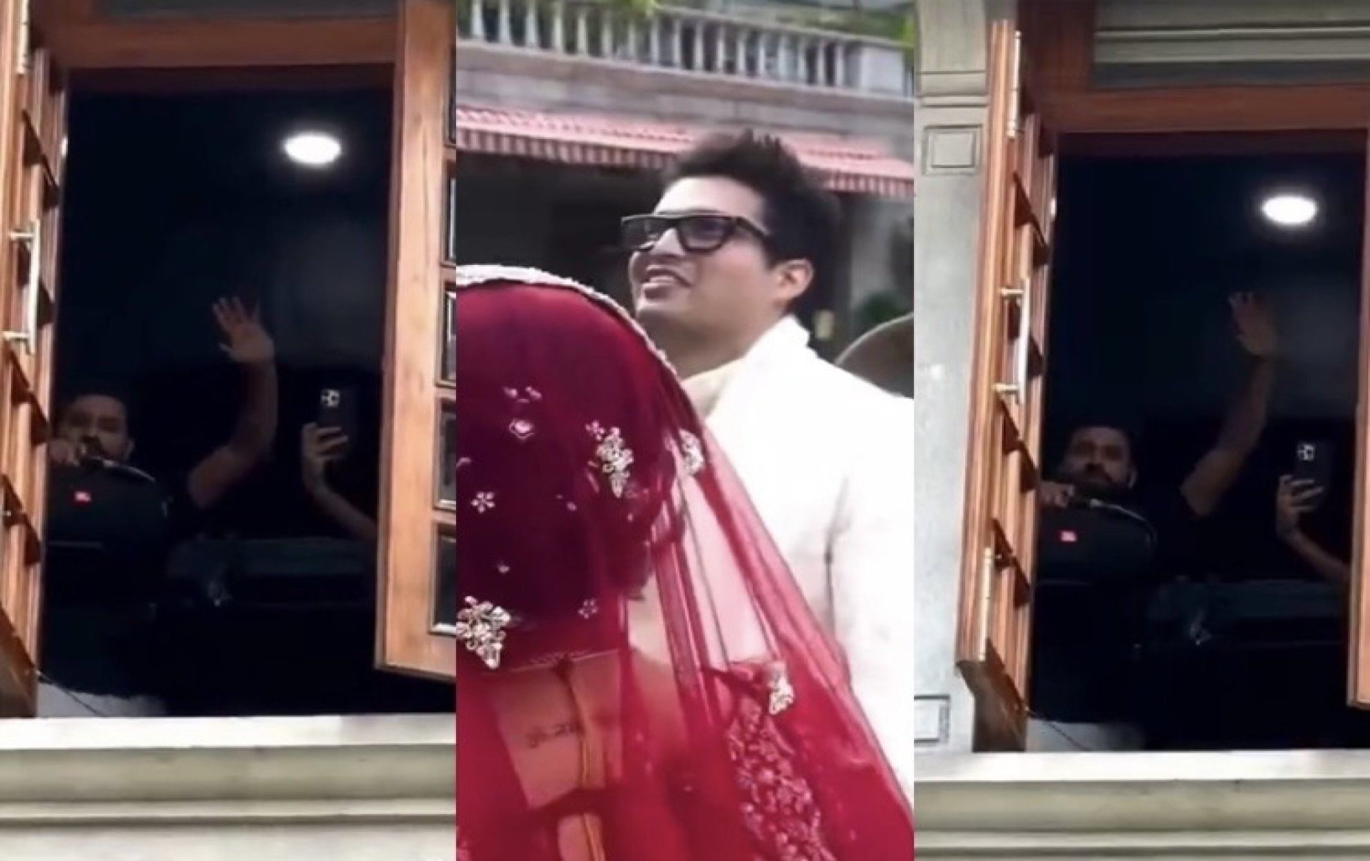 Rohit Sharma plays Aj meri yaar ki shaadi hai for newly wed couple