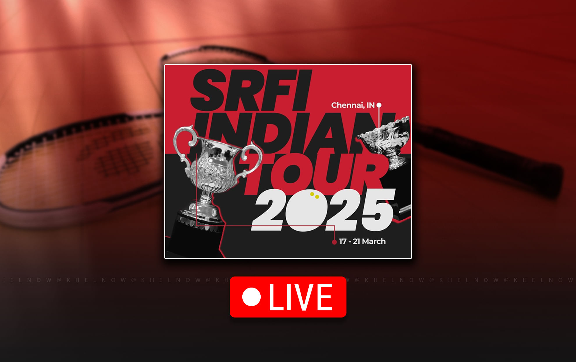 SRFI Squash Indian Open 2025: Live streaming, TV channel, where & how to watch?