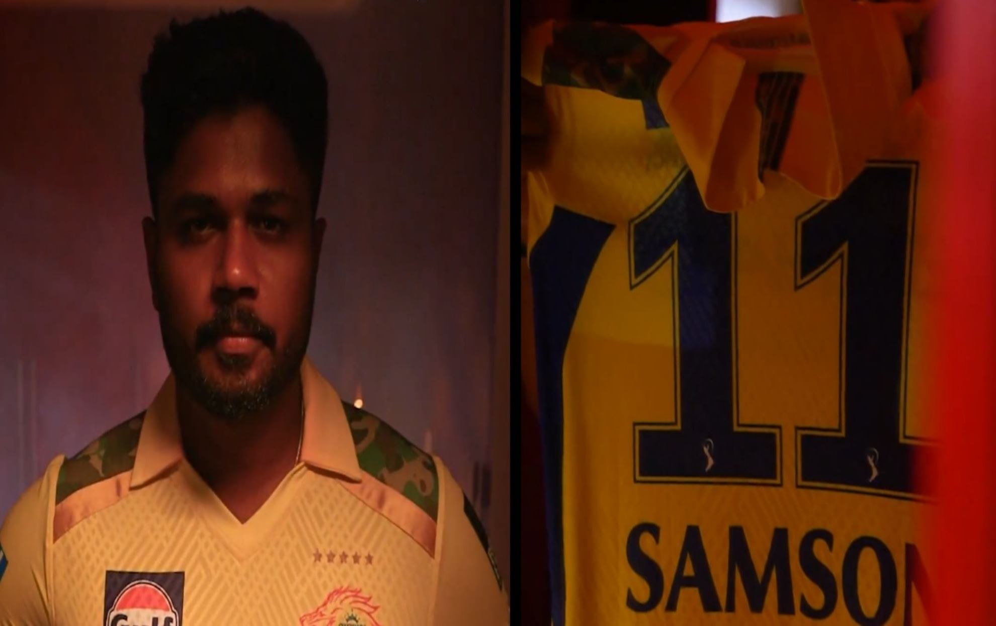 Sanju Samson wears CSK jersey, CSK, Sanju Samson,