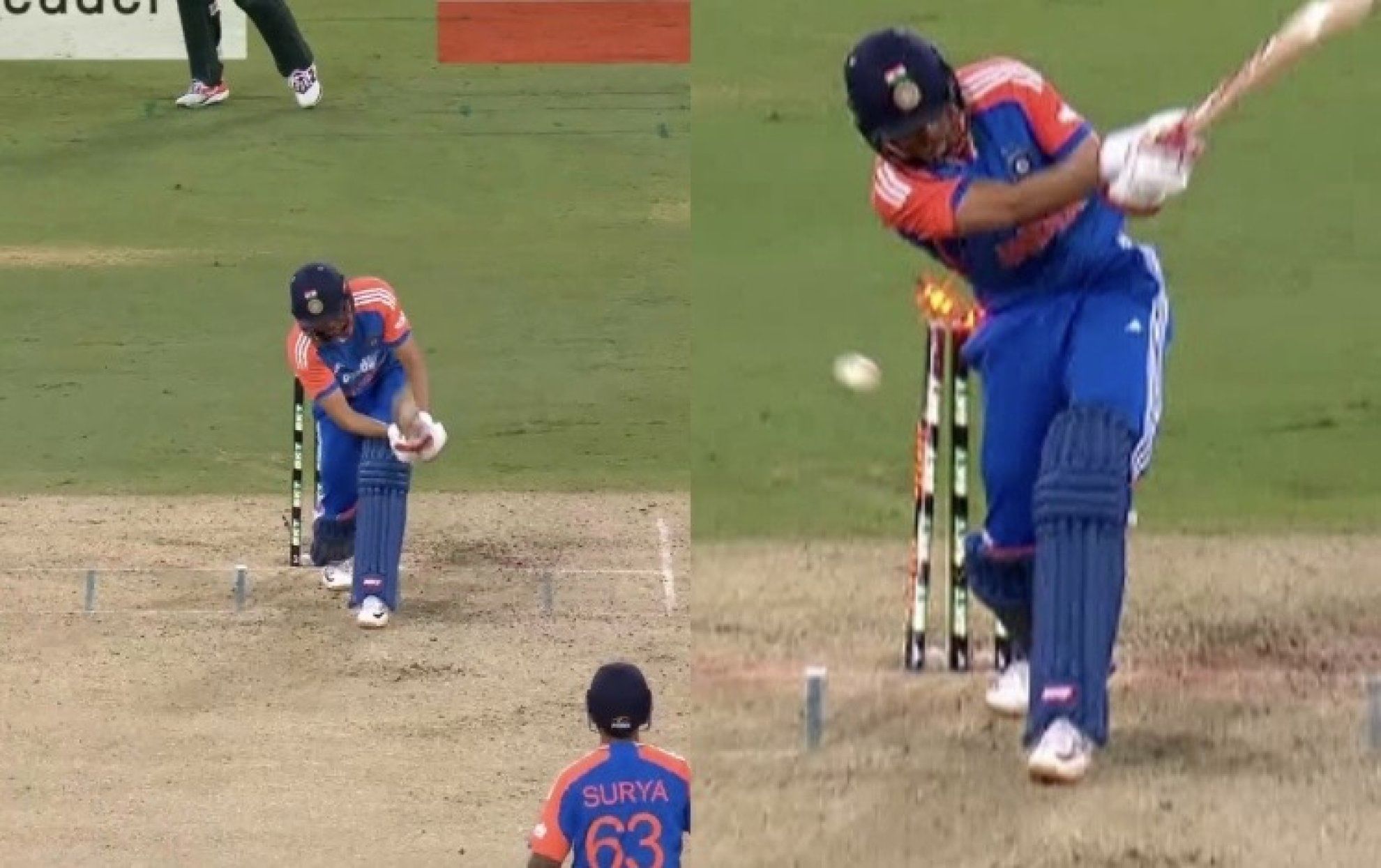 Shubman Gill wicket in fourth AUS vs IND T20I