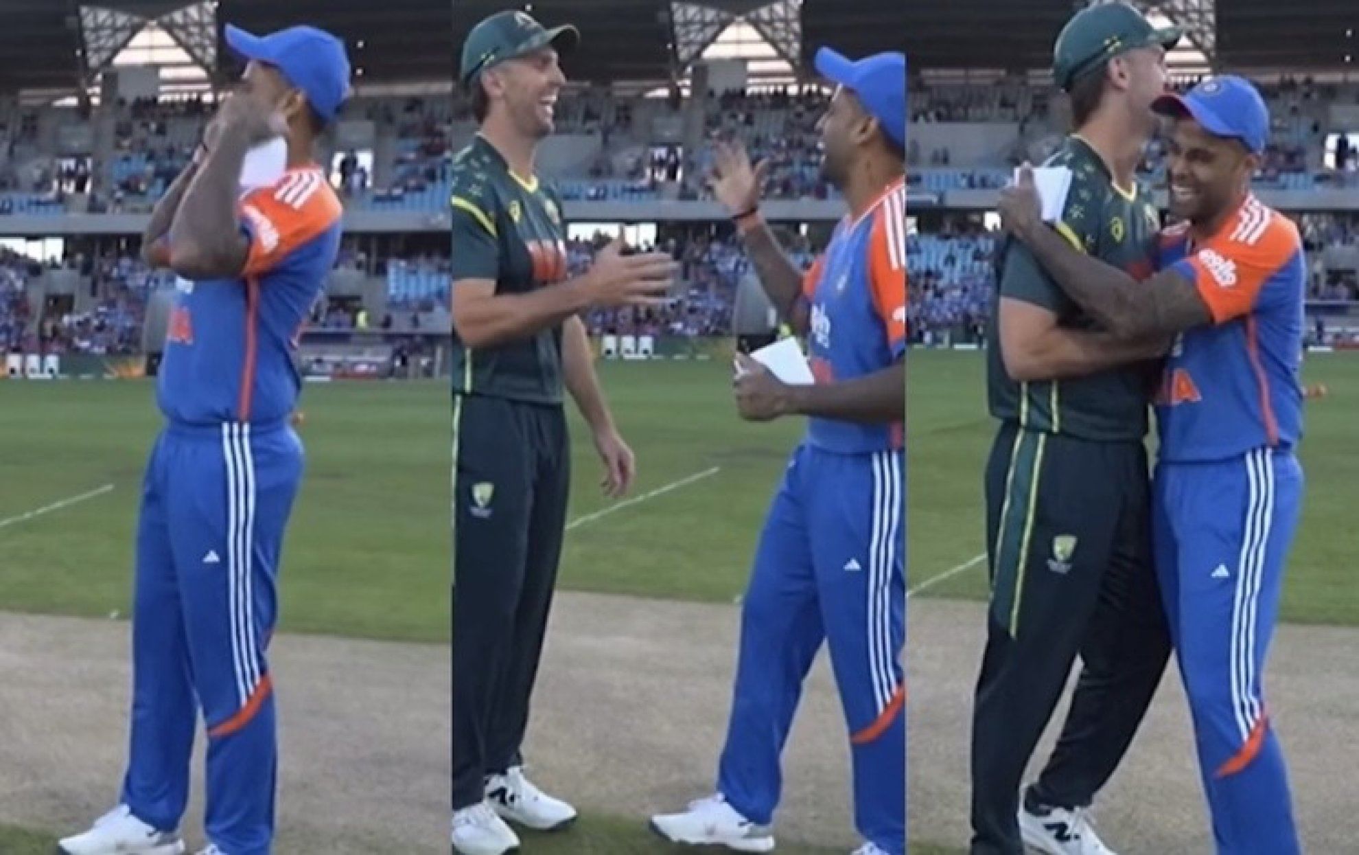 Suryakumar Yadav reaction after winning toss