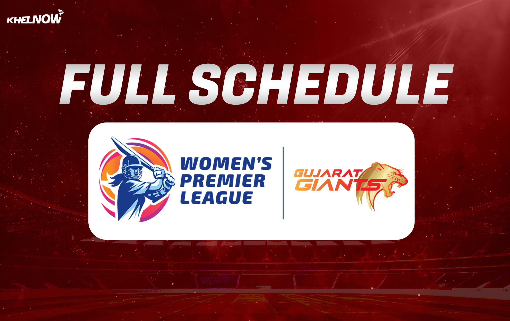 WPL 2026: Gujarat Giants full schedule