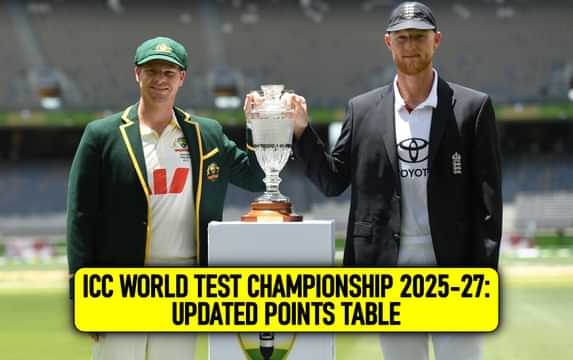 ICC World Test Championship 2025-27: Updated points table after 1st test, AUS vs ENG 2025