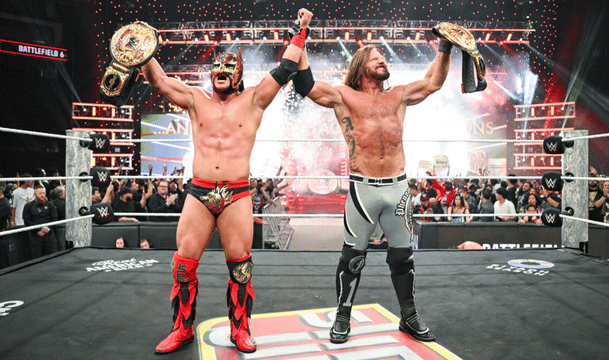 WWE Raw AJ Styles & Dragon Lee