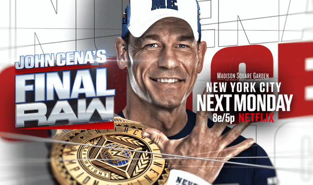 WWE Raw November 17 next week- John Cena