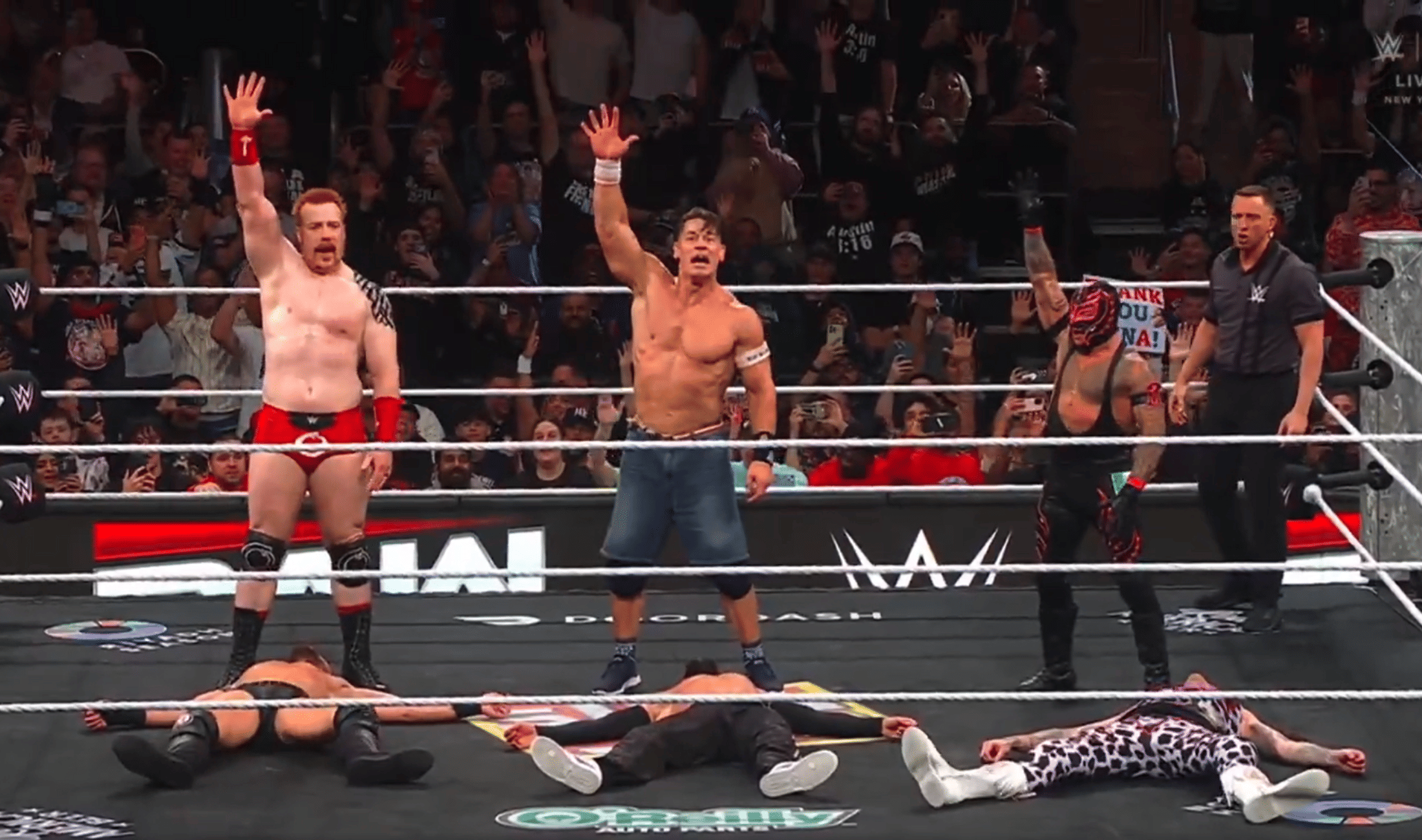 WWE Raw Results - John Cena, Sheamus & Rey Mysterio vs The Judgment Day