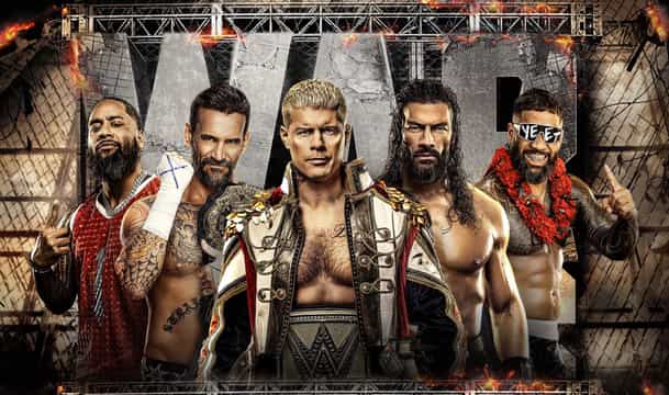 WWE Survivor Series WarGames CM Punk Roman Reigns Cody Rhodes Jey Uso Jimmy Uso