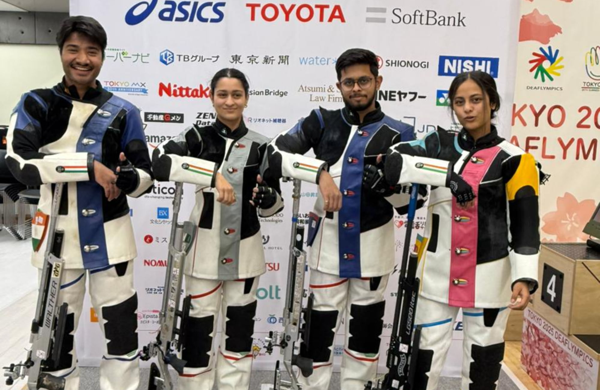 Deaflympics 2025: Dhanush Srikanth, Mahit Sandhu lead India to gold in 10m Air Rifle Mixed Team