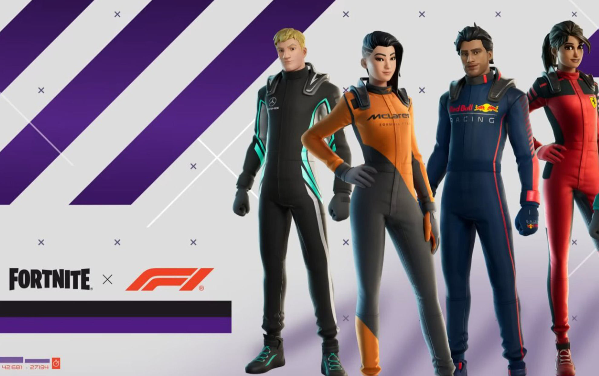 Fortnite x F1: Release date, all skins, what to expect & more