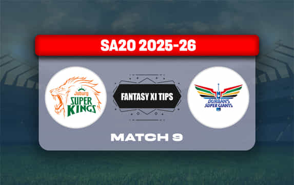 JSK vs DSG Dream11 Prediction, Dream11 Playing XI, Today Match 9, SA20 2025-26
