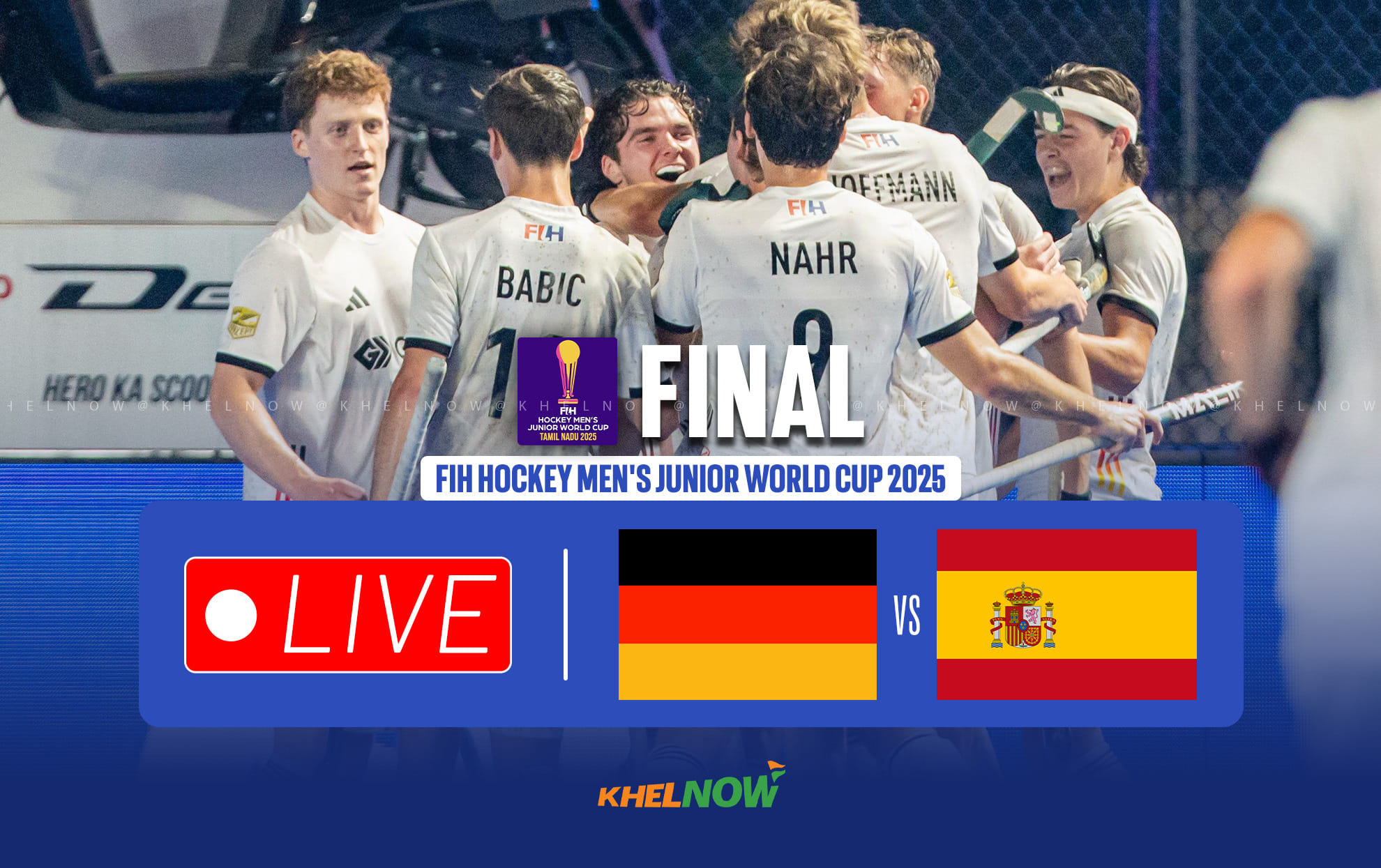 Germany Vs Spain Live Updates, FIH Hockey Men's Junior World Cup 2025 Final