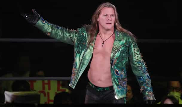 TOKYO, JAPAN - NOVEMBER 12: Chris Jericho enters the rin during the DDT Pro-Wrestling at Ryogoku Kokugikan on November 12, 2023 in Tokyo, Japan. (Photo by Etsuo Hara/Getty Images)