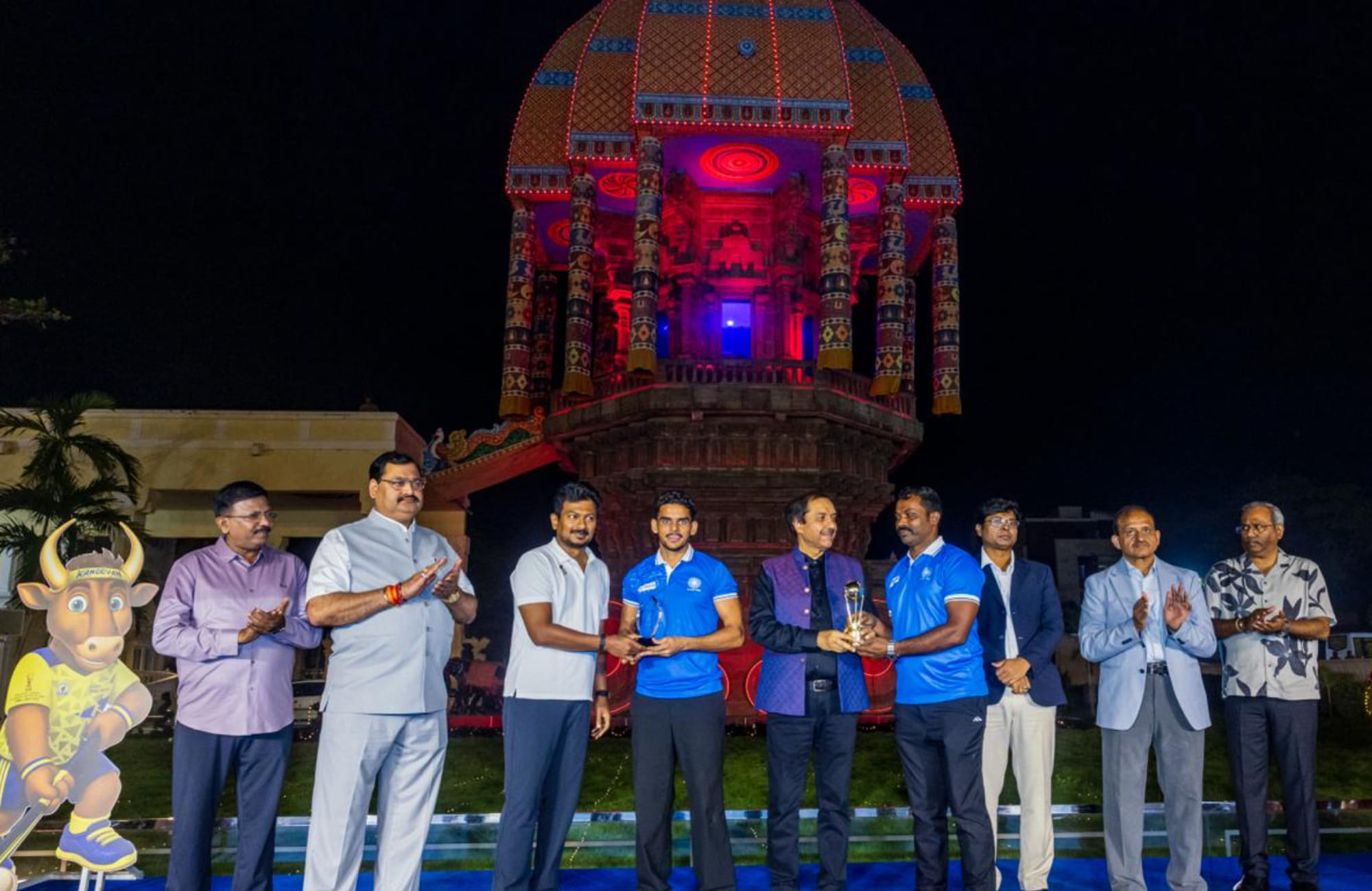 International teams celebrate Tamil Nadu's Traditional Day during FIH Hockey Men's Junior World Cup 2025