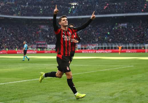 Christian Pulisic of AC Milan
