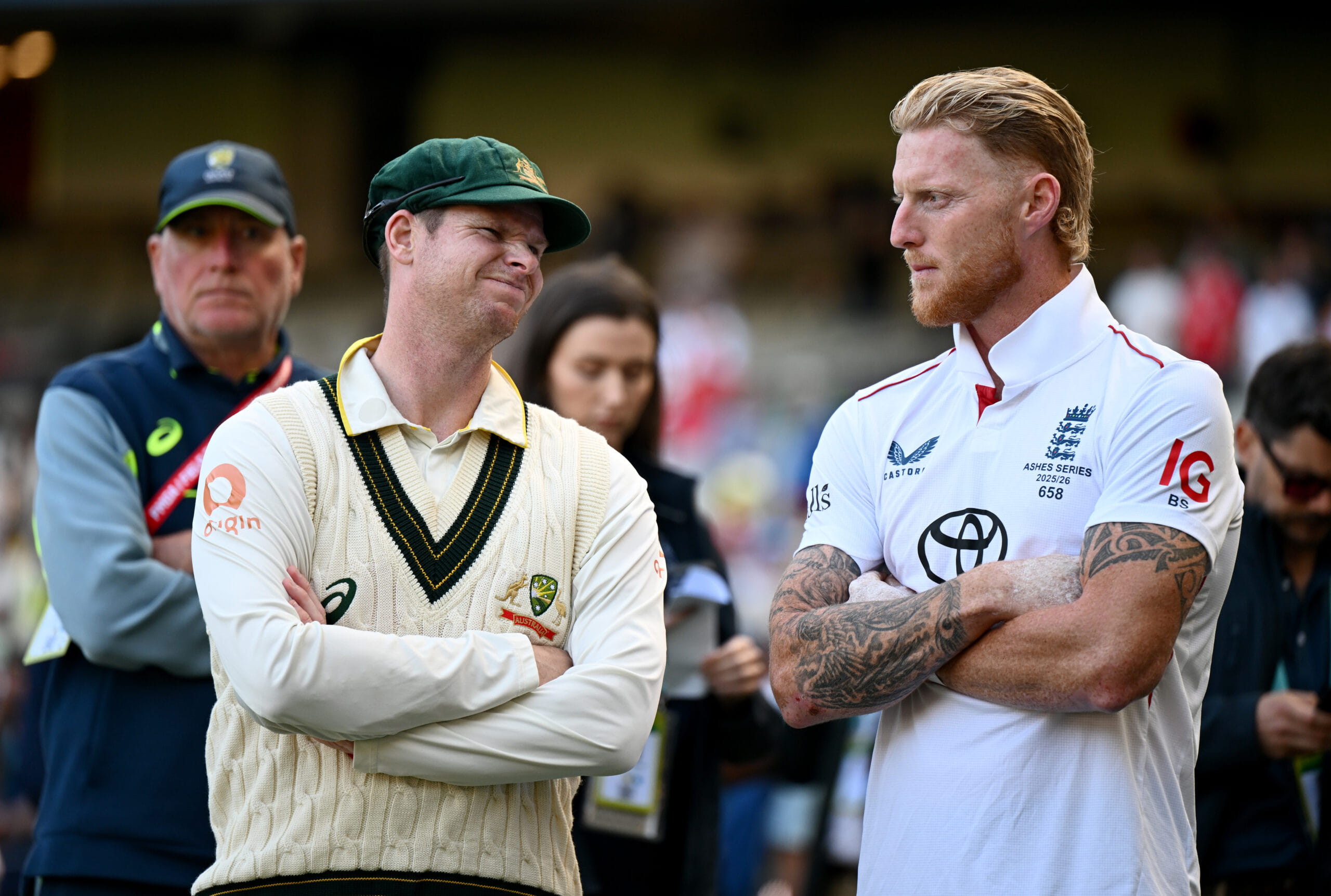 Australia stand-in captain Steve Smith and England captain Ben Stokes