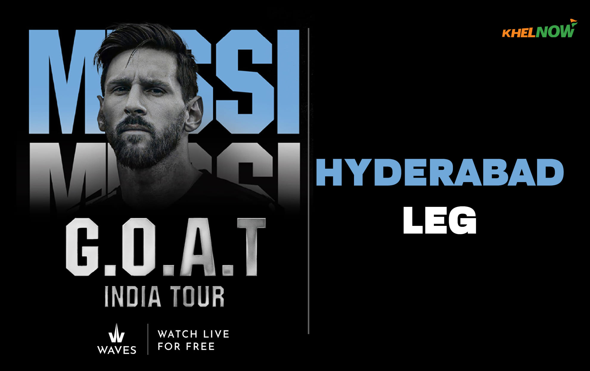 Lionel Messi GOAT India Tour LIVE: Where & how to watch Hyderabad event today & full schedule
