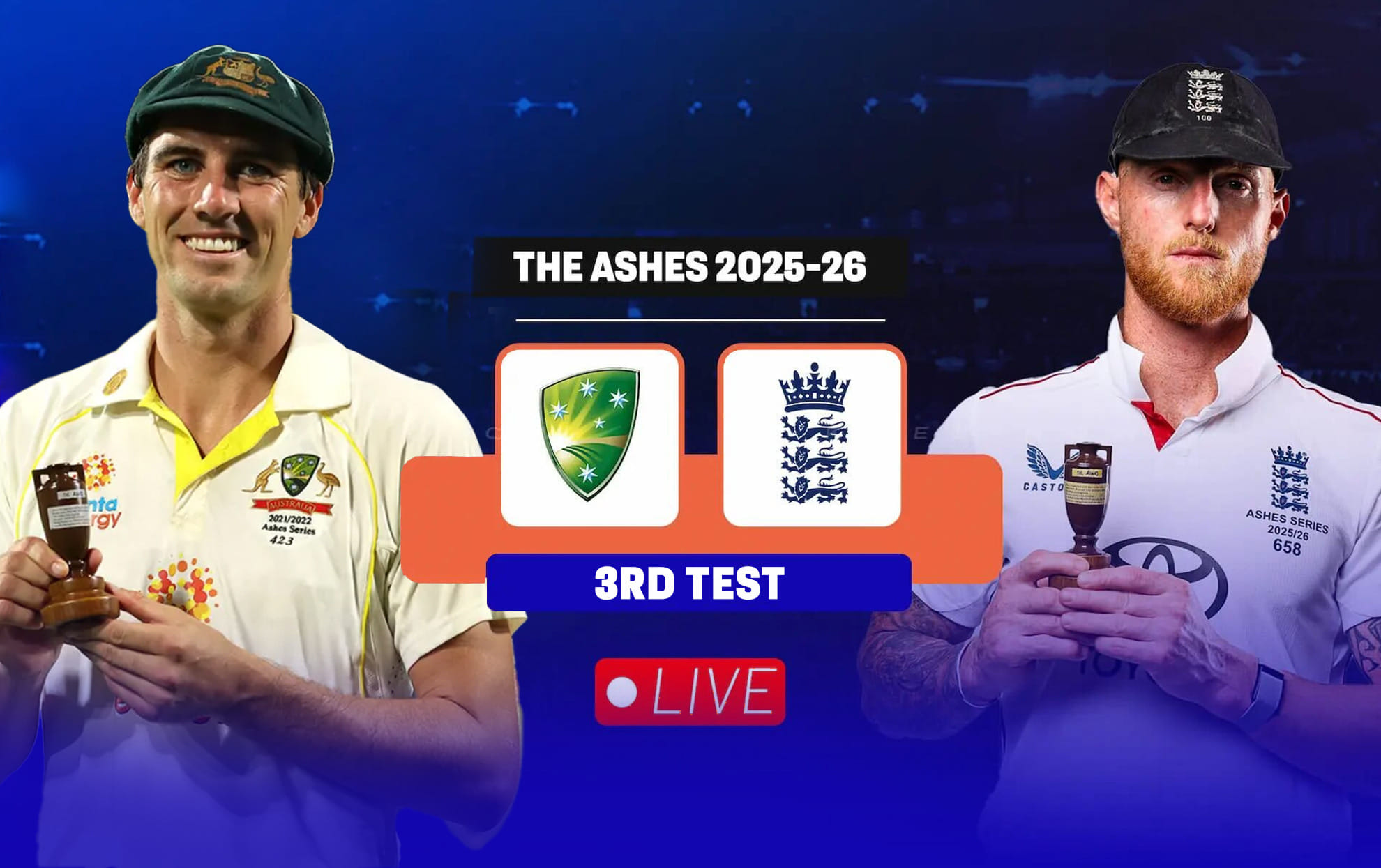AUS vs ENG: Live streaming details, when and where to watch 3rd test of The Ashes 2025-26