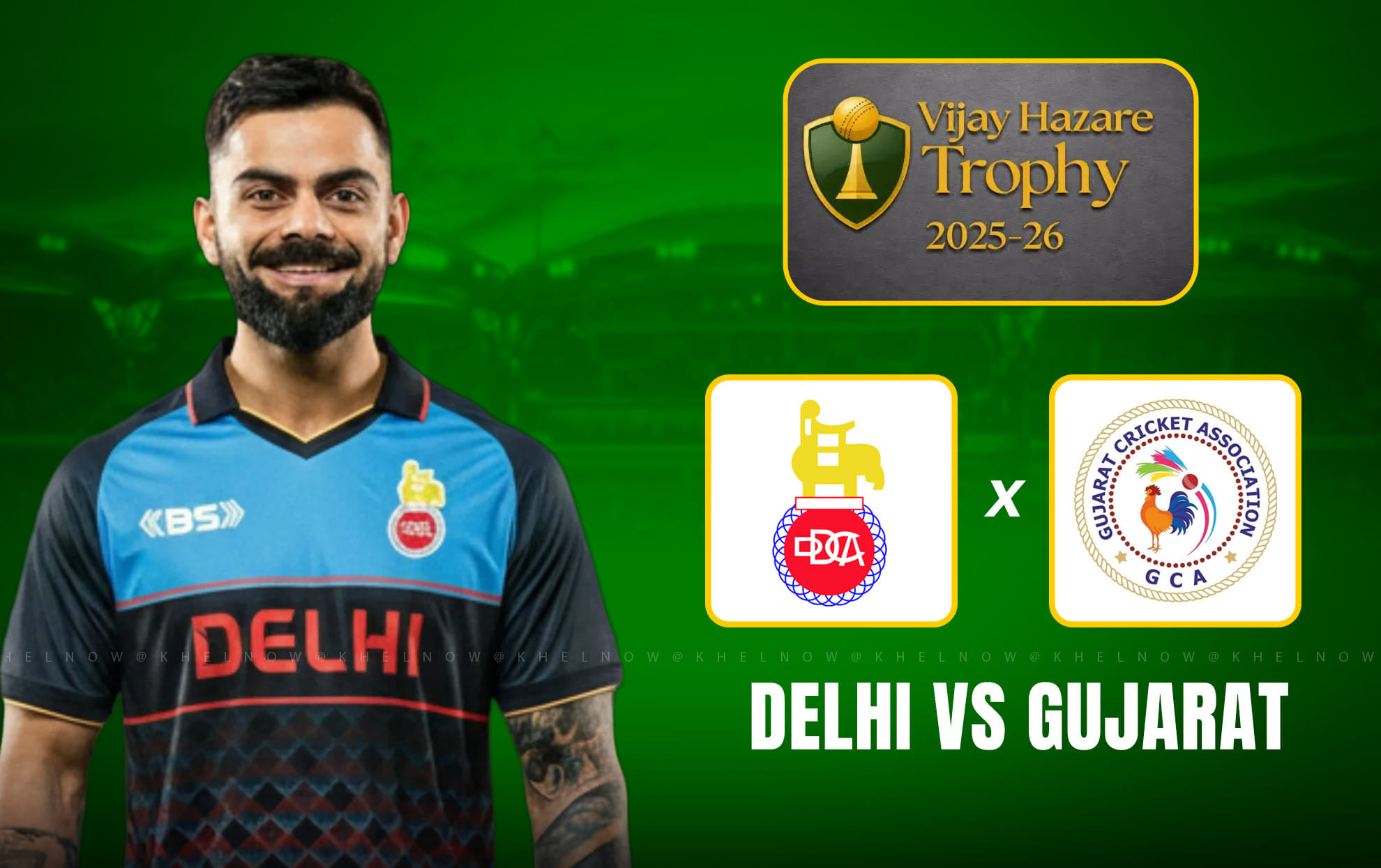 DEL vs GUJ: Live streaming details, when & where to watch VHT 2025-26 match between Delhi and Gujarat