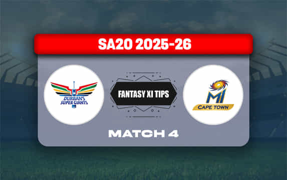 DSG vs MICT Dream11 Prediction, Dream11 Playing XI, Today Match 4, SA20 2025-26