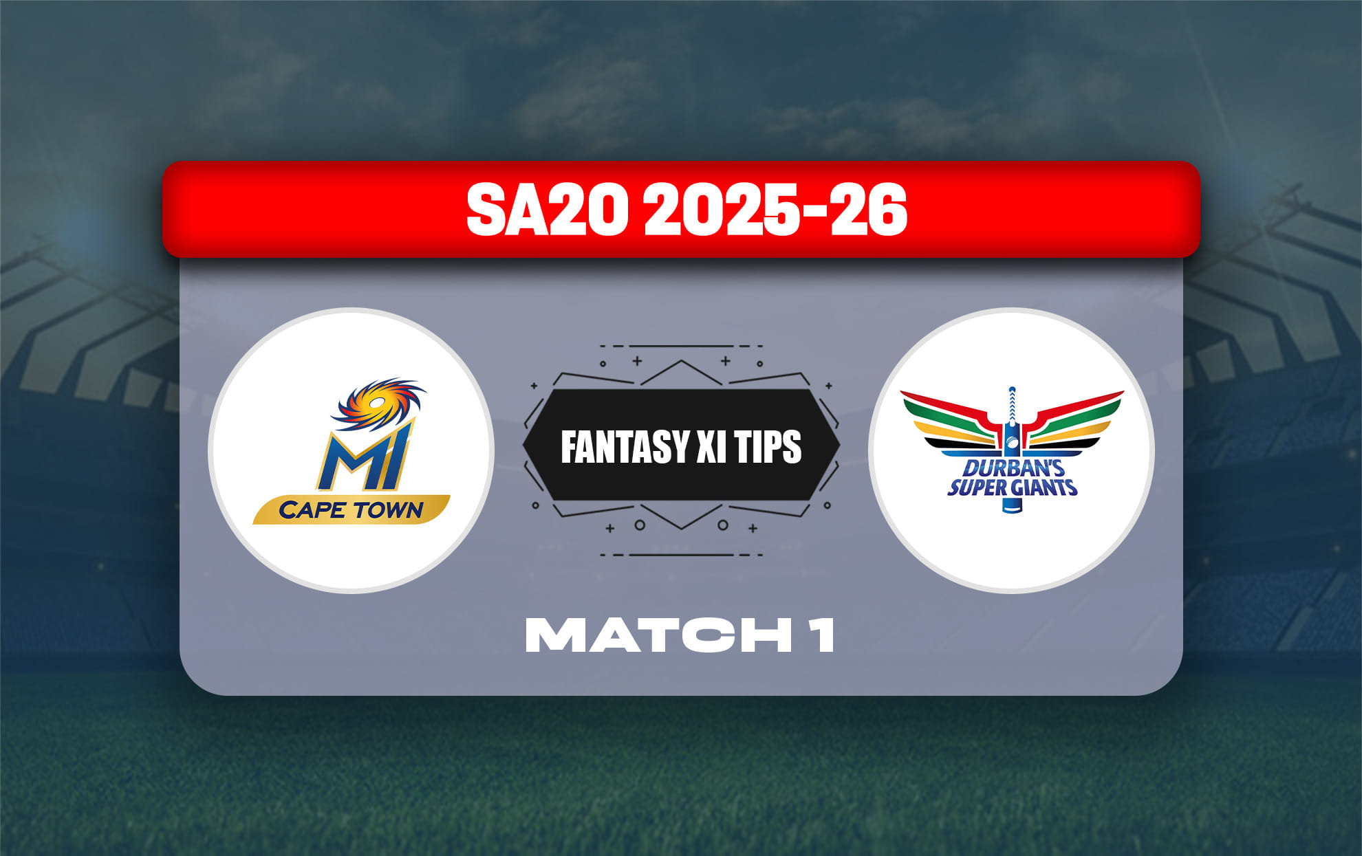 MICT vs DSG Dream11 Prediction, Dream11 Playing XI, Today Match 1, SA20 2025-26