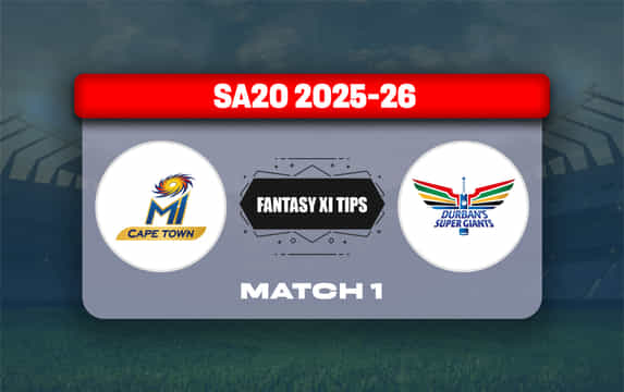 MICT vs DSG Dream11 Prediction, Dream11 Playing XI, Today Match 1, SA20 2025-26
