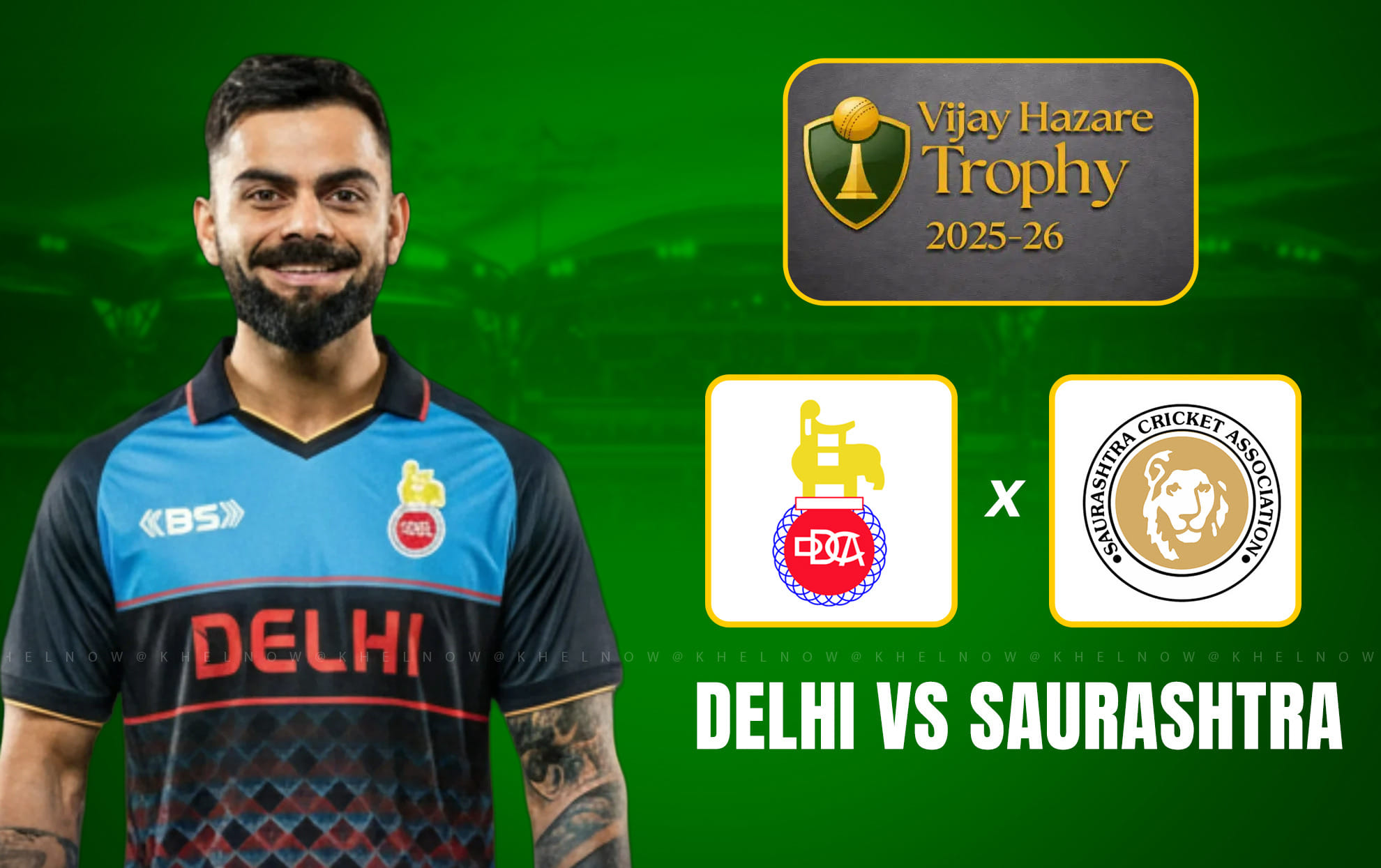 DEL vs SAU: Live streaming details, when & where to watch VHT 2025-26 match between Delhi and Saurashtra