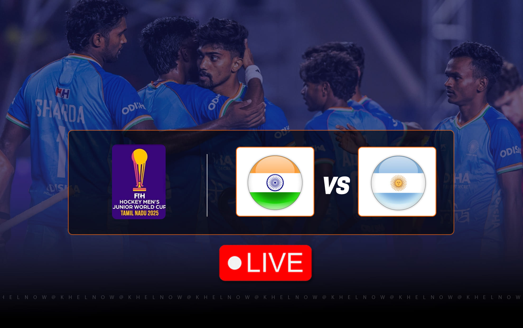 India Vs Argentina Live Updates, FIH Hockey Men's Junior World Cup 2025