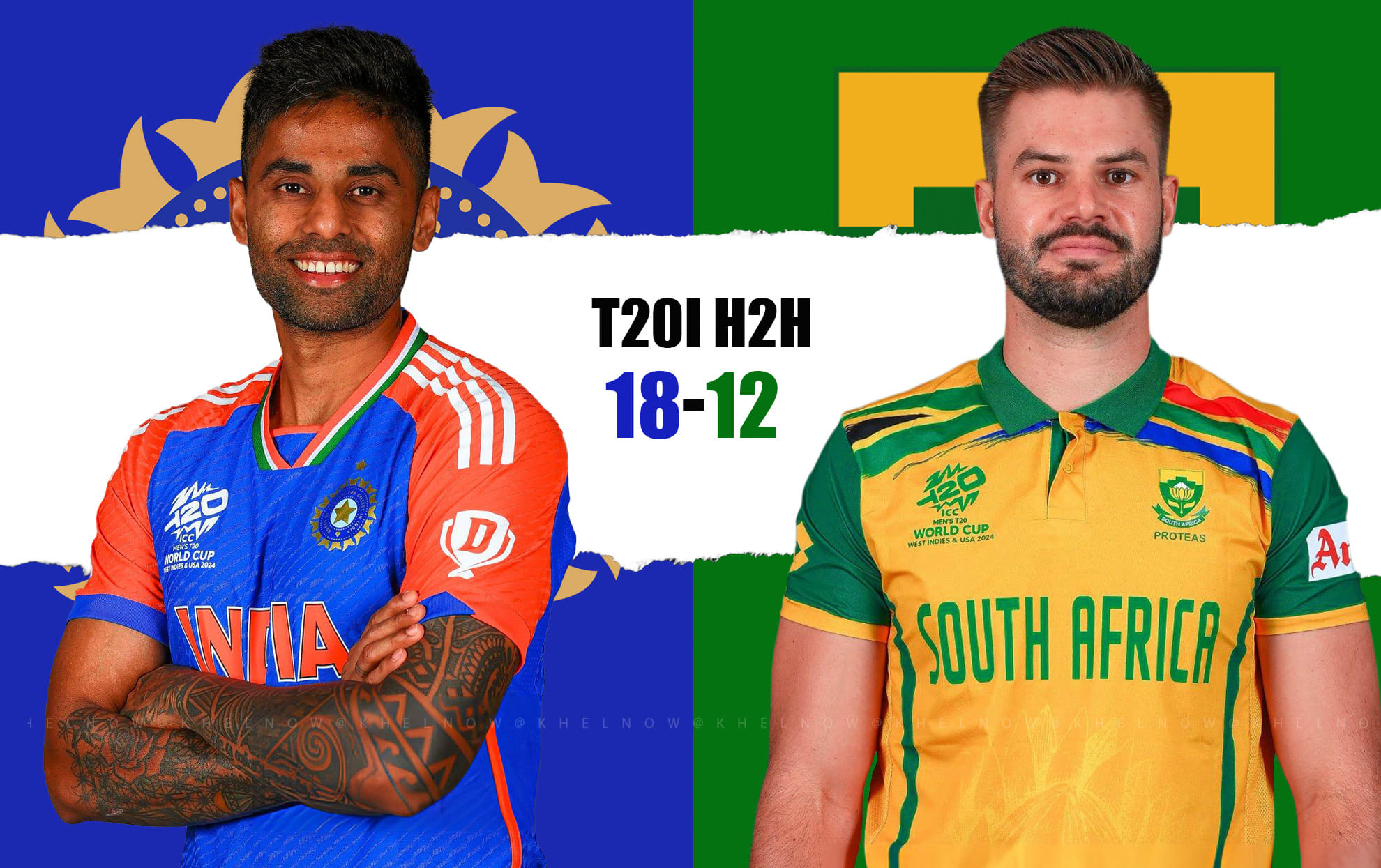 IND vs SA: Head to head records in T20I cricket