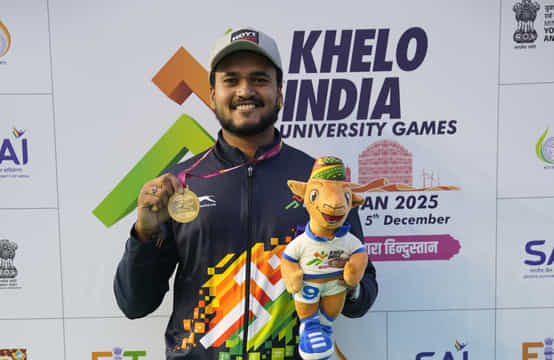 Khelo India University Games 2025: Prathmesh Fuge’s remarkable journey ends in double gold