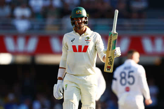 Mitchell Starc test batting
