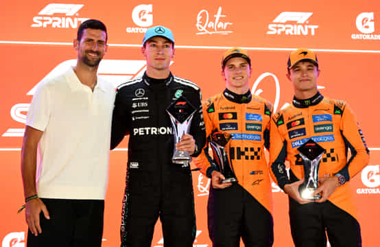 Who does Novak Djokovic support in the F1 Championships?