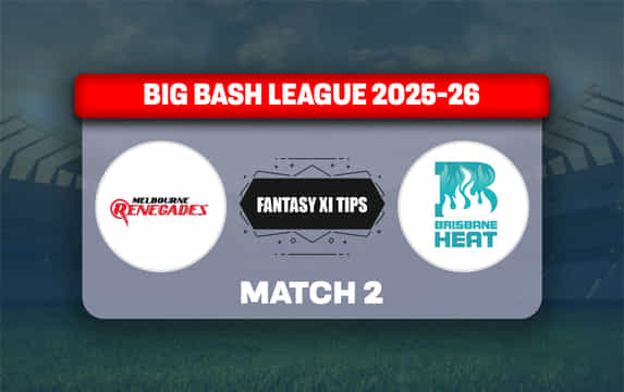 REN vs HEA Dream11 Prediction, Dream11 Playing XI, Today Match 2, Big Bash League 2025-26