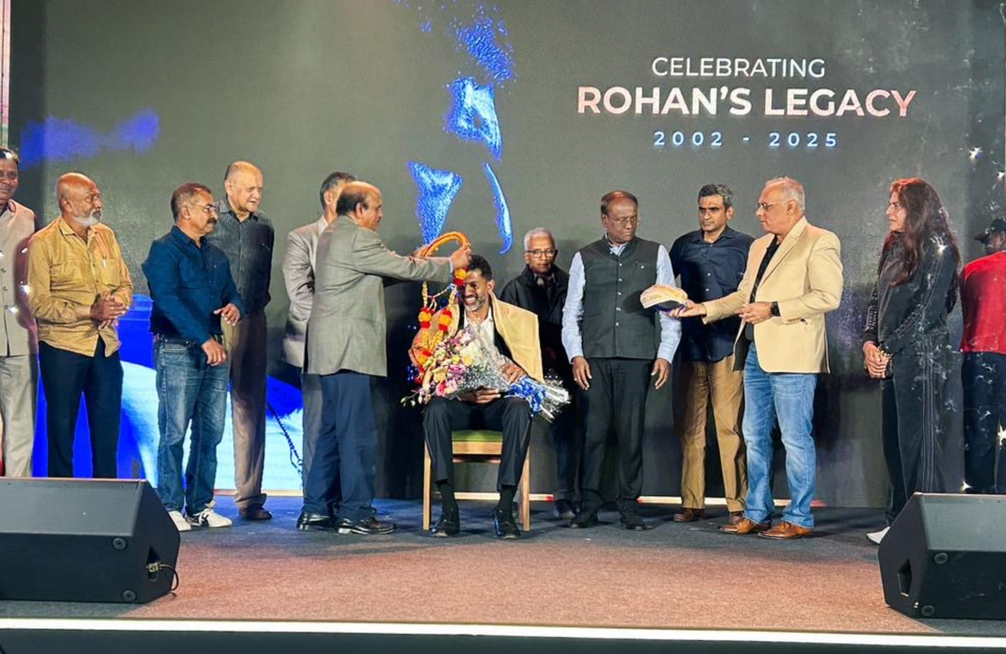 Rohan Bopanna receives grand felicitation in Bengaluru by KSLTA for his contributions to Indian tennis