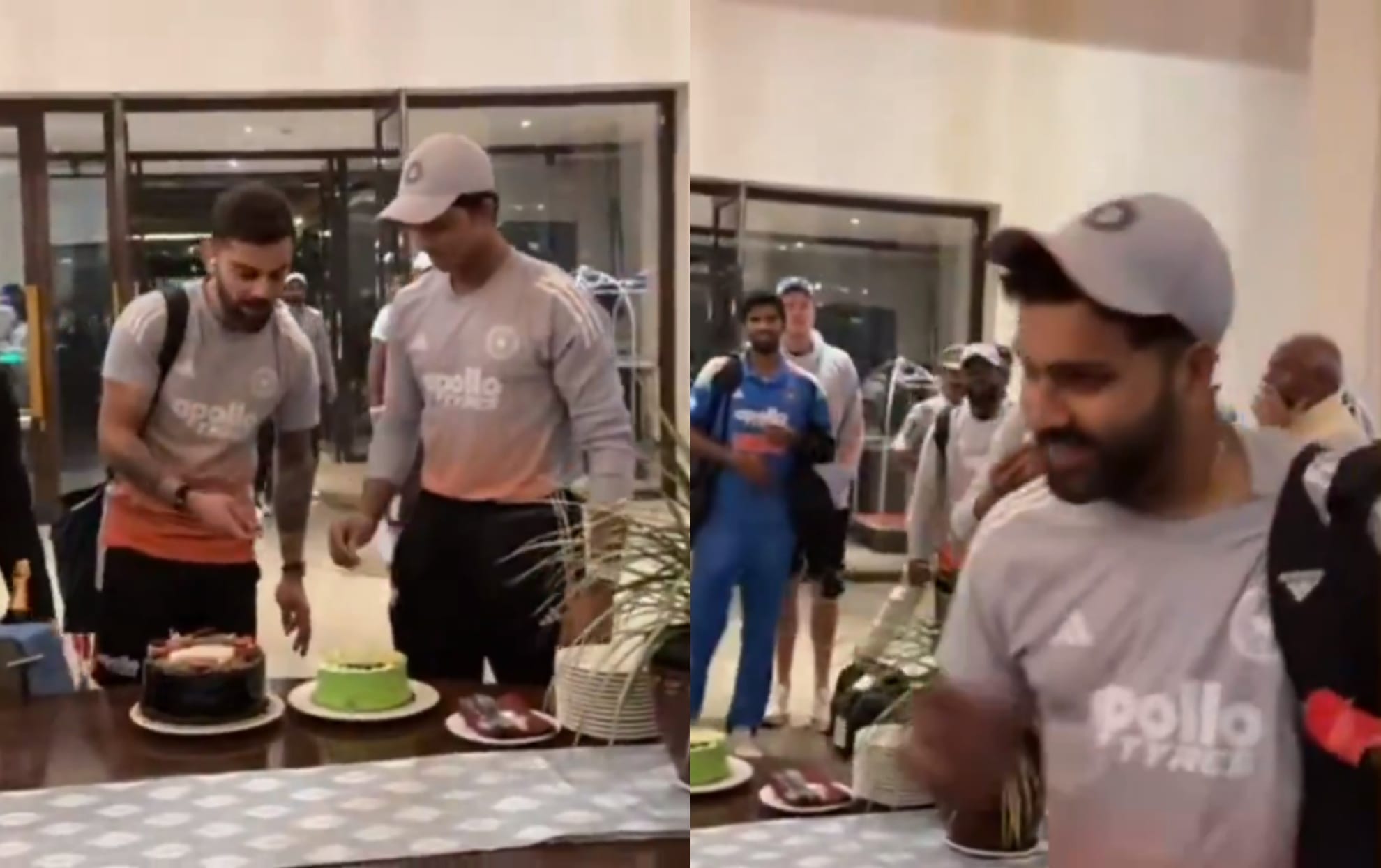[Watch] "Mota ho jaaunga.." Rohit Sharma avoids cake to maintain fitness