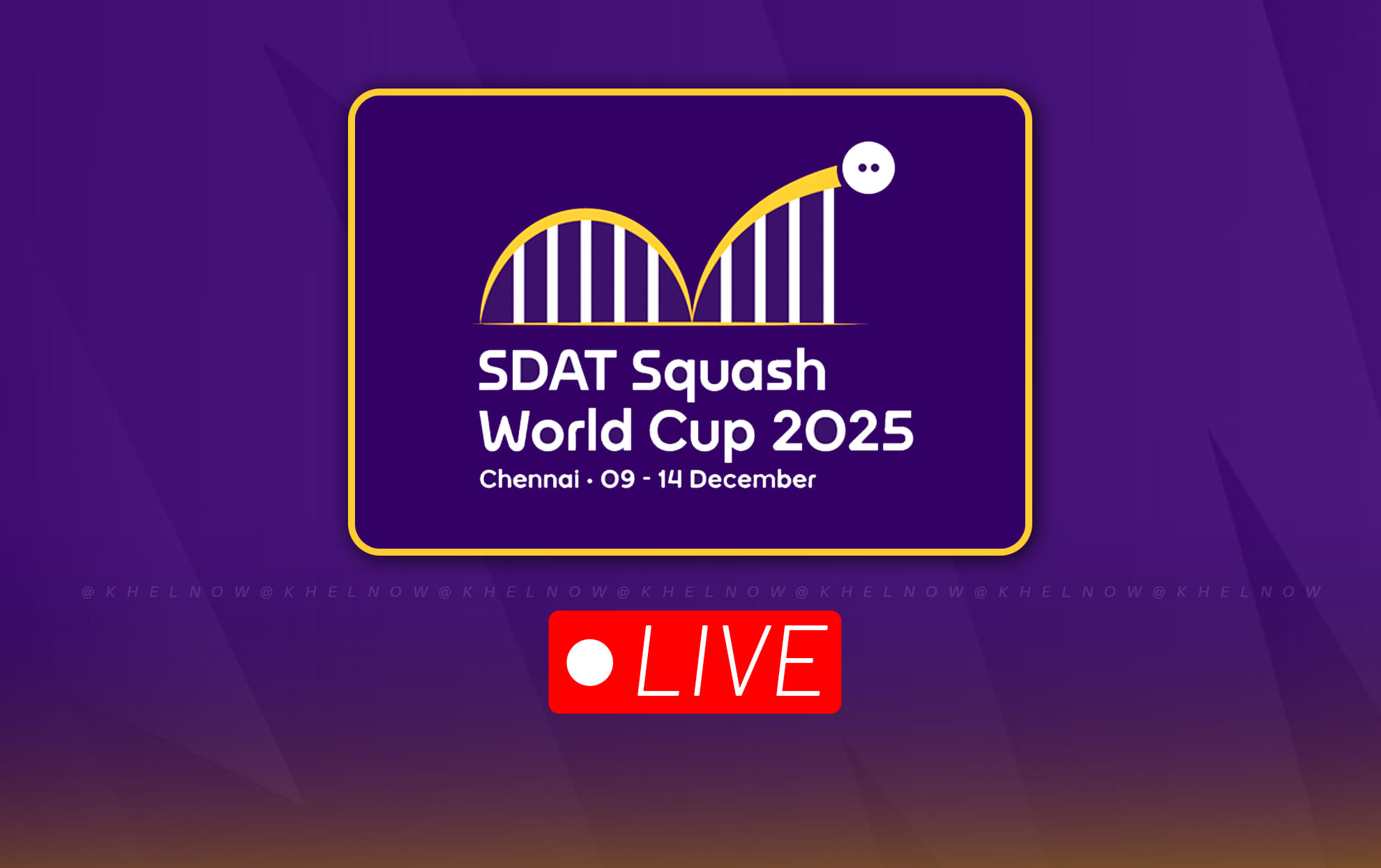 Squash World Cup 2025: Live streaming, TV channel, where & how to watch?