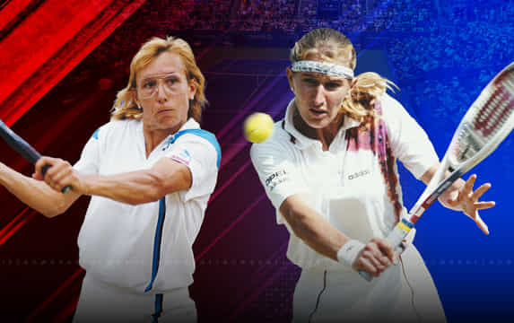 Top five players to play most consecutive WTA Grand Slam finals