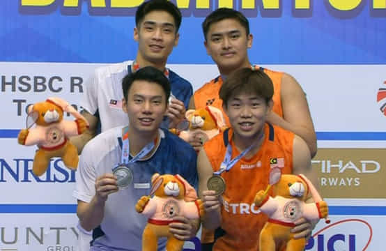 Aaron Tai becomes second youngest BWF Super 300 men's doubles individual player