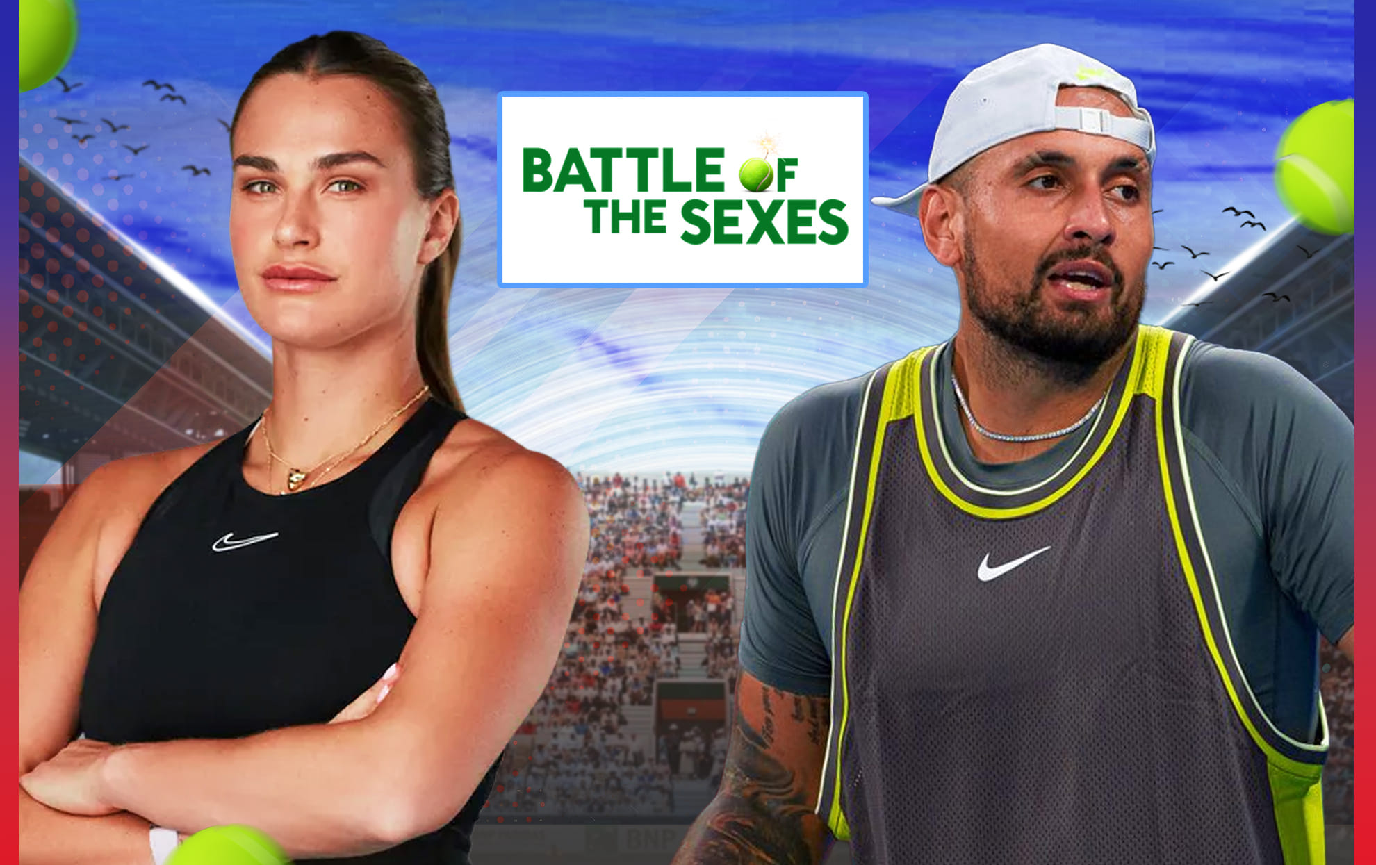 Aryna Sabalenka vs Nick Kyrgios prediction, betting tips & odds, head-to-head, preview: Battle of Sexes 2025