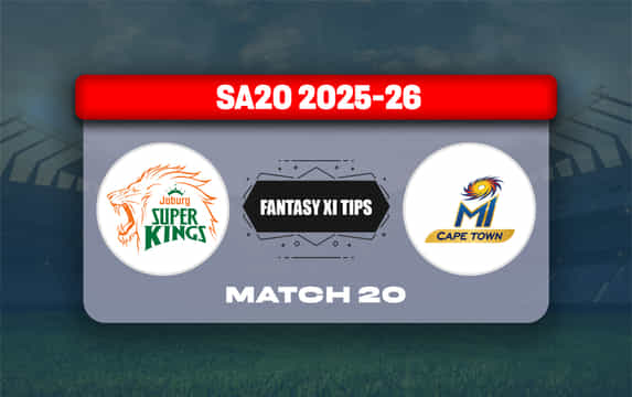 JSK vs MICT Dream11 Prediction, Dream11 Playing XI, Today Match 20, SA20 2025-26