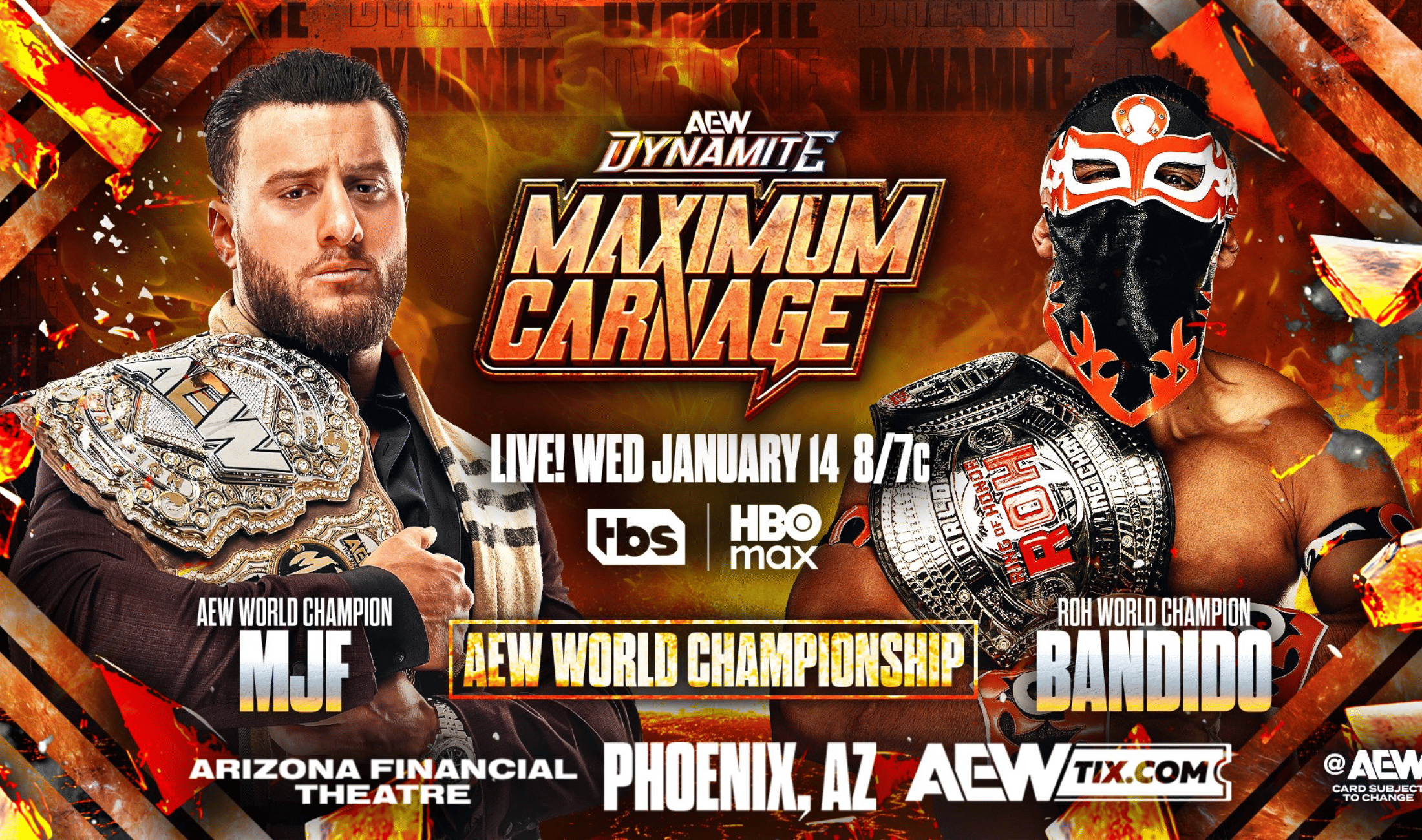 AEW Dynamite Maximum Carnage MJF & Bandido