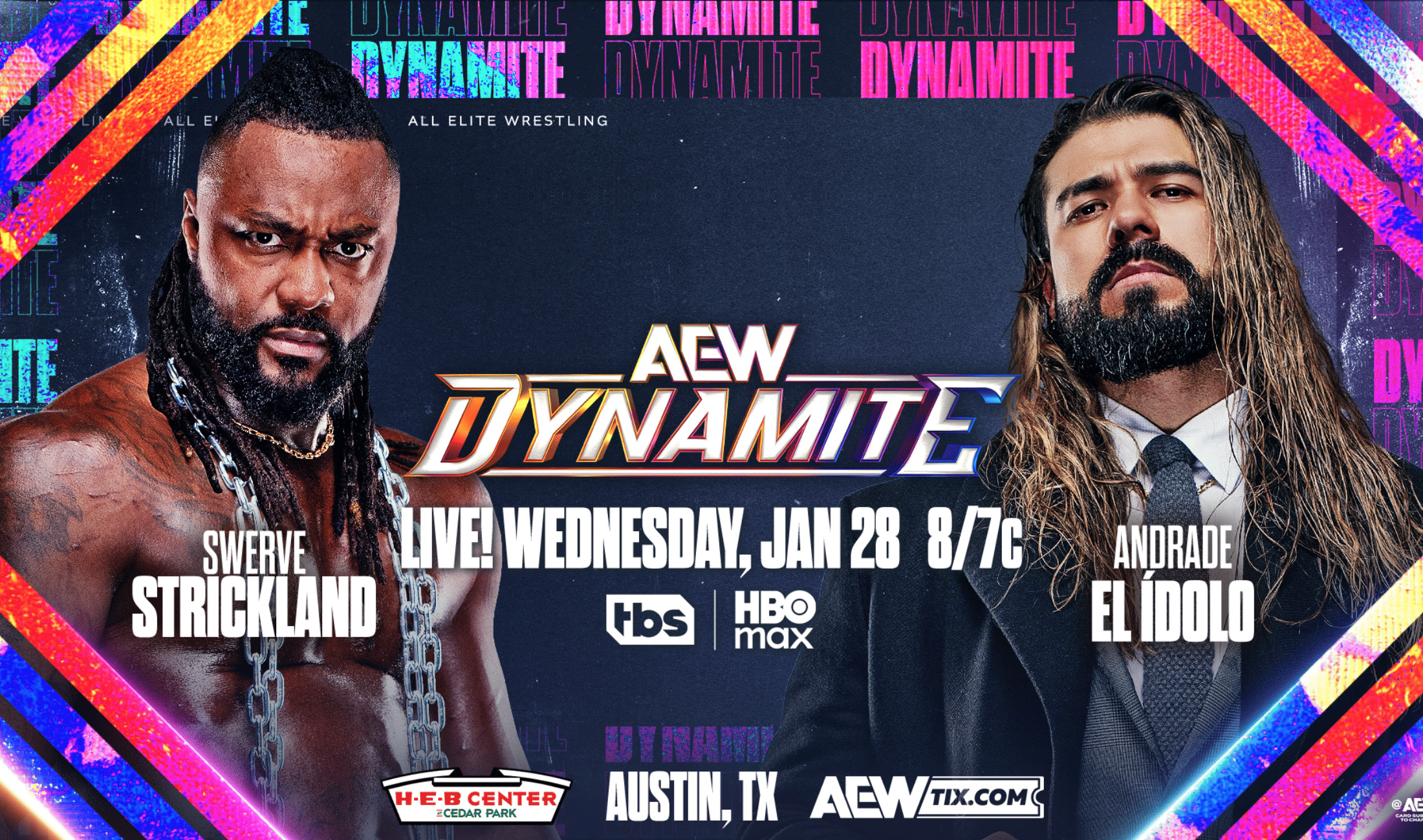 Andrade el Idolo vs Swerve Strickland - AEW Dynamite (January 28, 2026)